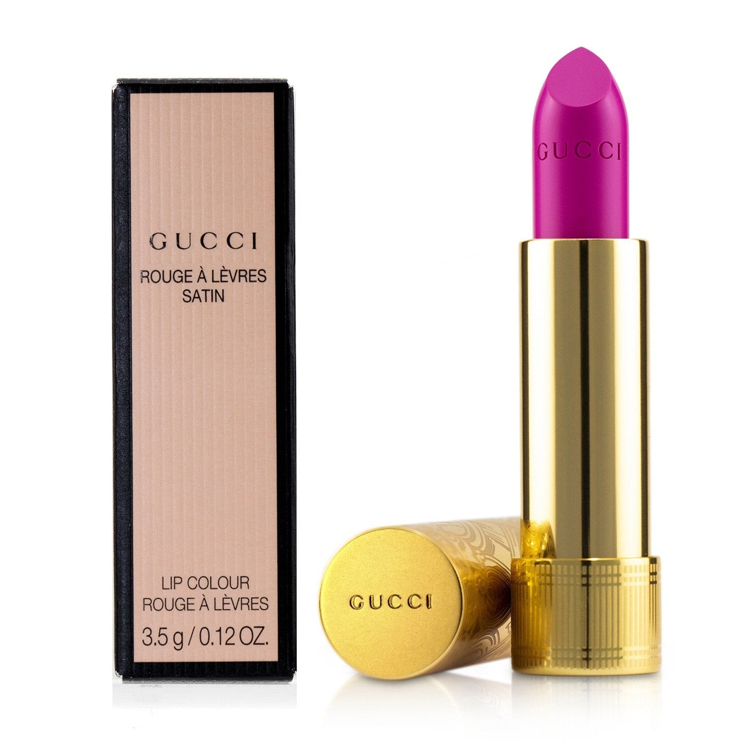 Gucci Rouge A Levres Satin Lip Colour - # 25 Goldie Red  3.5g/0.12oz