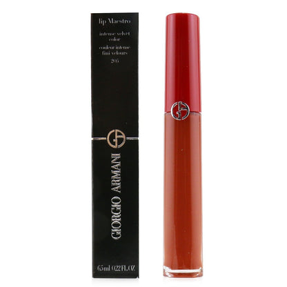 Giorgio Armani Lip Maestro Intense Velvet Color (Liquid Lipstick) - # 402 (Chinese Lacquer) (Unboxed)  6.5ml/0.22oz