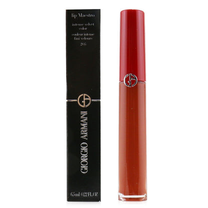 Giorgio Armani Lip Maestro Intense Velvet Color (Liquid Lipstick) - # 206 (Cedar)  6.5ml/0.22oz