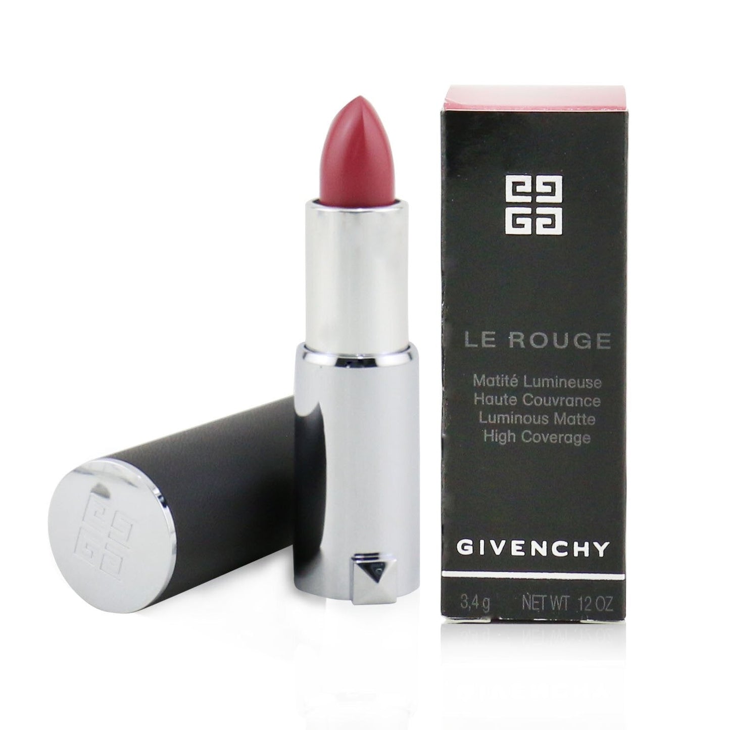 Givenchy Le Rouge Luminous Matte High Coverage Lipstick - # 201 Rose Taffetas  3.4g/0.12oz