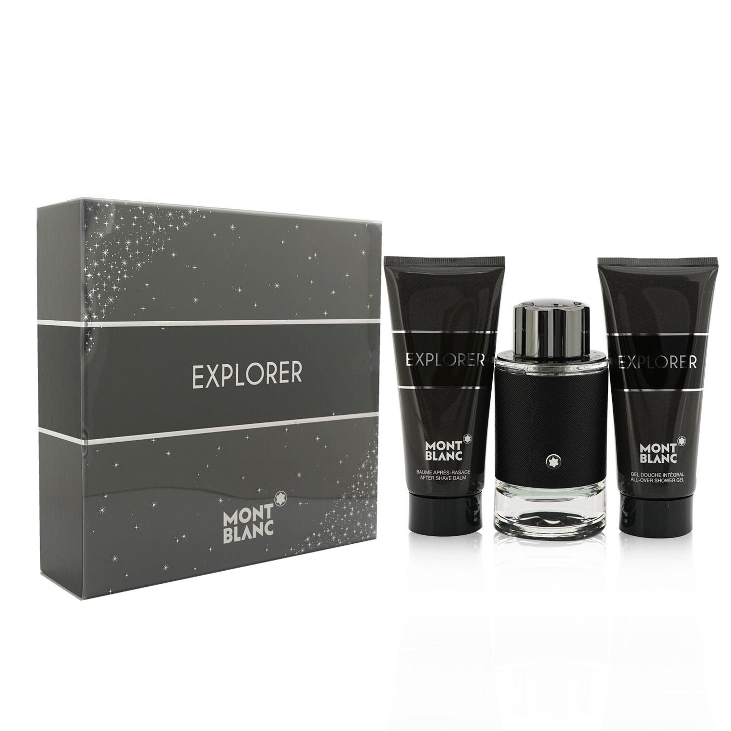 Montblanc Explorer Coffret : Eau De Perfum Spray 100ml/3.3oz + After Shave Balm 100ml/3.3oz + Shower Gel 100ml/3.3oz  3pcs