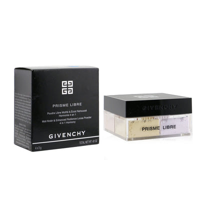 Givenchy Prisme Libre Mat Finish & Enhanced Radiance Loose Powder 4 In 1 Harmony - # 3 Voile Rose  4x3g/0.105oz