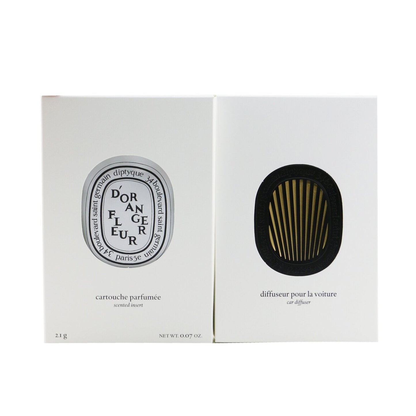 Diptyque Car Diffuser - Fleur D'Oranger (Orange Blossom)  2.1g/0.07oz