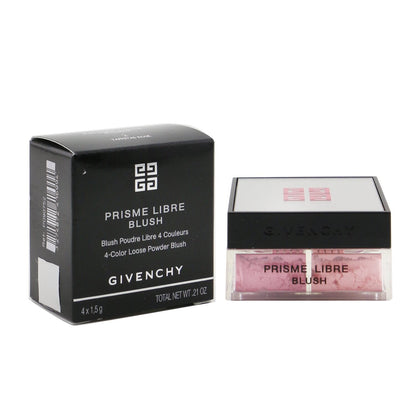 Givenchy Prisme Libre Blush 4 Color Loose Powder Blush - # 5 Popeline Violine (Pinkish Plum)  4x1.5g/0.0525oz