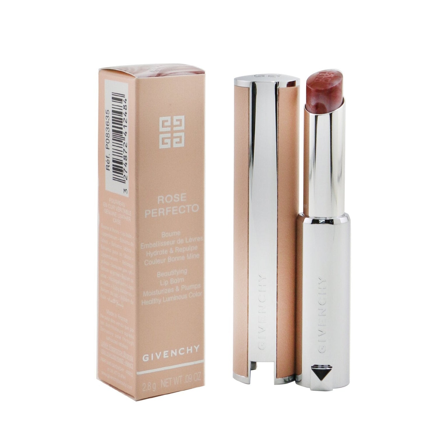 Givenchy Rose Perfecto Beautifying Lip Balm - # 333 L'interdit (Iconic Red)  2.8g/0.09oz