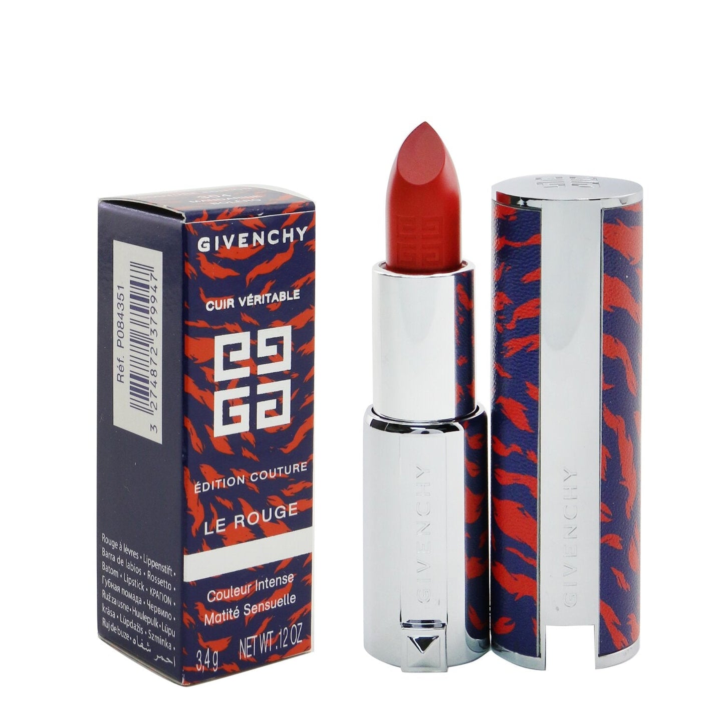 Givenchy Le Rouge Intense Color Sensuously Mat Lipstick - # 301 Magnolia Organza  3.4g/0.12oz