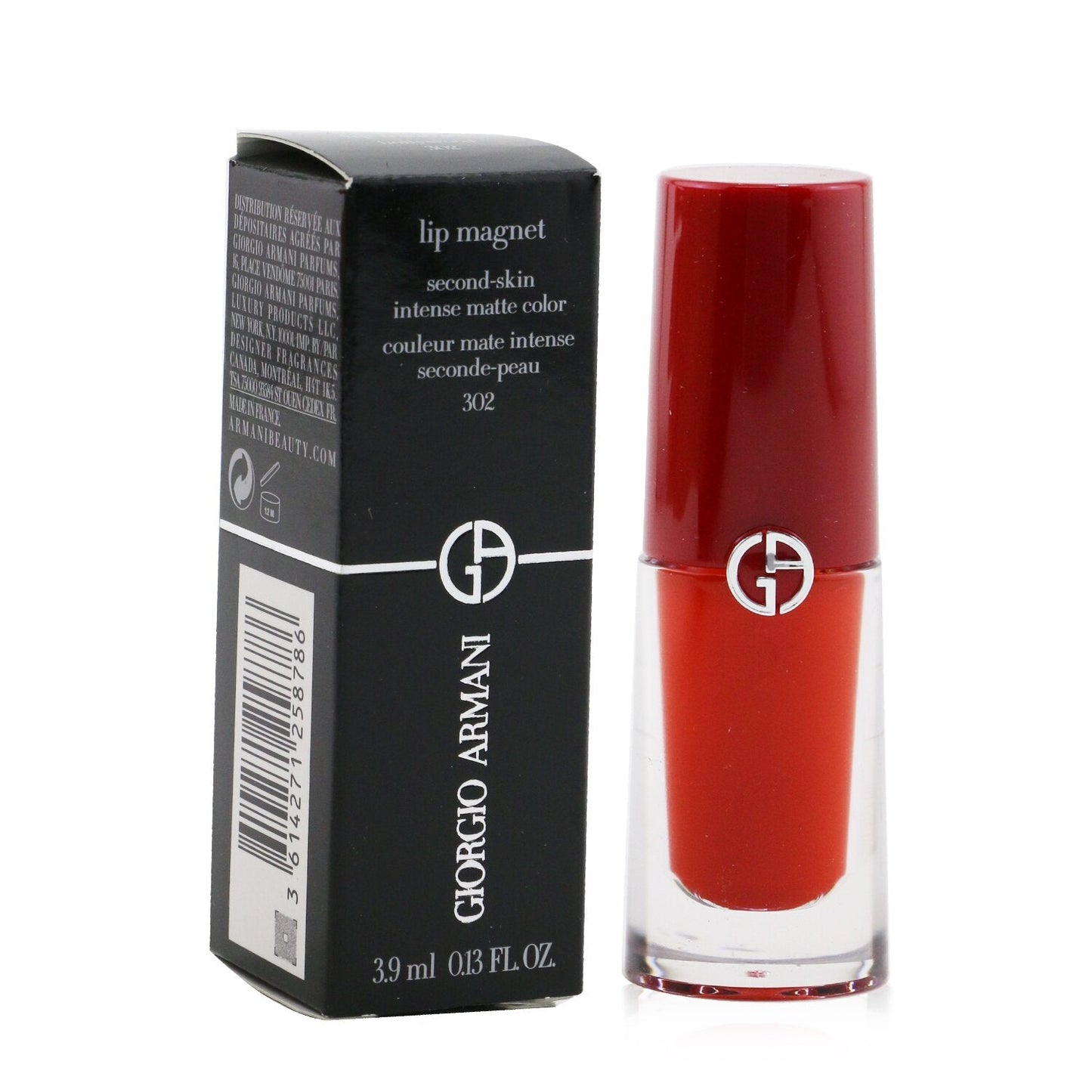 Giorgio Armani Lip Magnet Second Skin Intense Matte Color - # 600 Front-Row  3.9ml/0.13oz