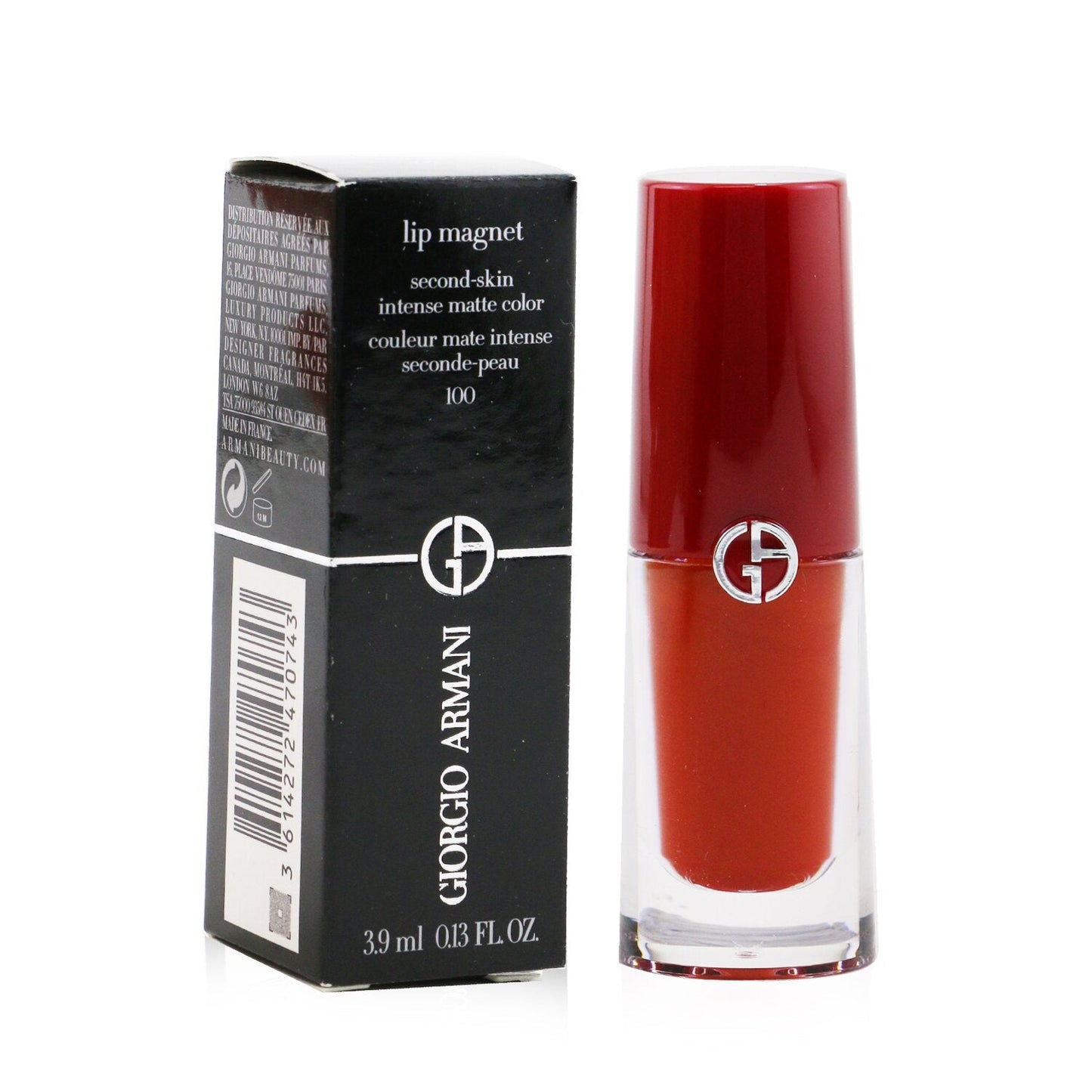 Giorgio Armani Lip Magnet Second Skin Intense Matte Color - # 401 Scarlatto  3.9ml/0.13oz