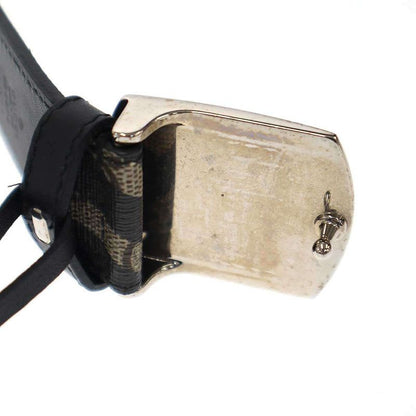 Gucci GG Kaleido Leather Belt Black Beige 95-38