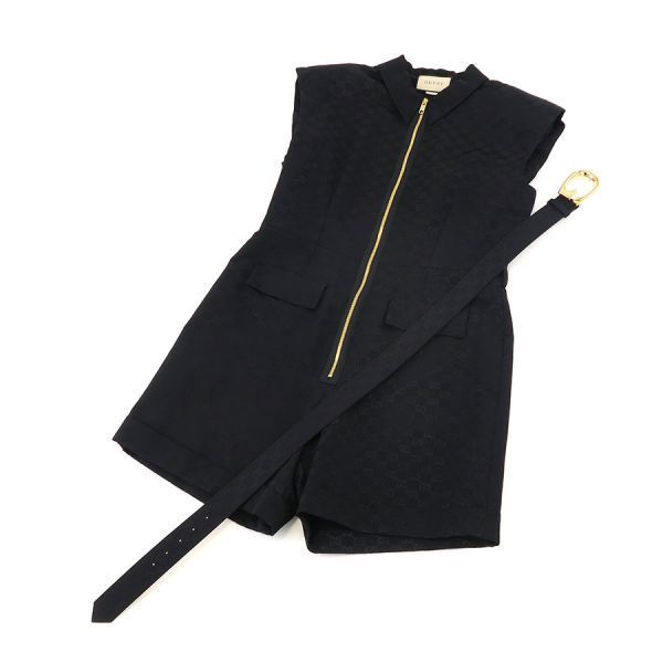 Gucci Jumps Silk Leather Belt