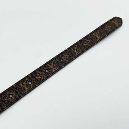 Louis Vuitton Belt LV Duo Reversible Brown Black Monogram