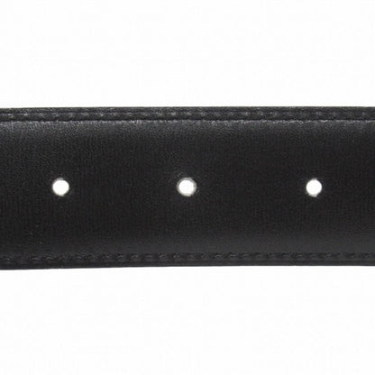 Hermes Buckle Reversible Belt Leather Constance Gold Vintage 70 Gray Black