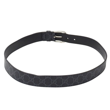 Gucci Belt Interlocking GG Supreme Leather Black Cool
