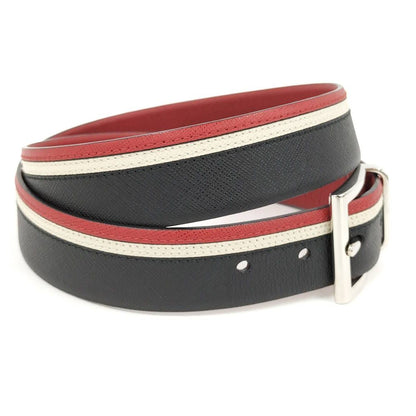 Prada Belt Leather Belts Black