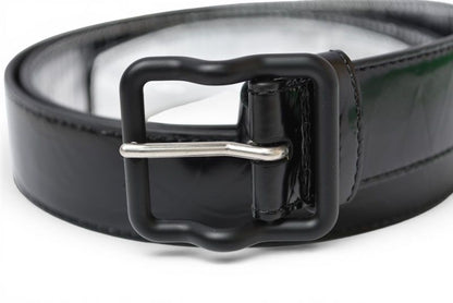 Bottega Veneta Belt Patent Leather 95 Black