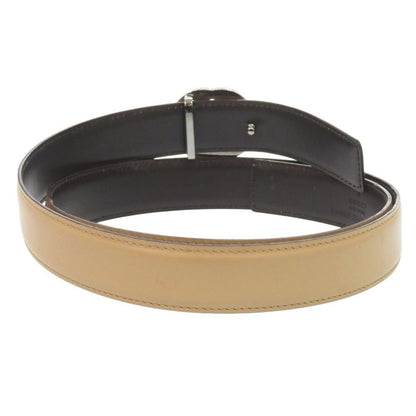 Gucci Interlocking Leather Beige Belt