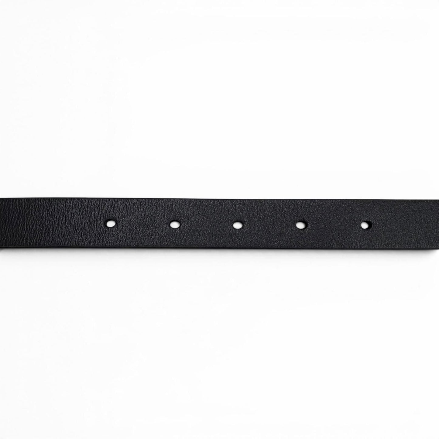 Dior Reversible CD Logo Buckle Leather Belt Black White Gold 85