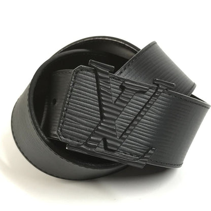 Louis Vuitton Belt Ceinture LV Initial Epi Leather Noir Black