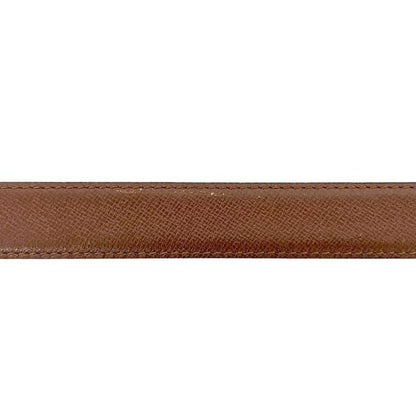 Louis Vuitton Belt Ceinture Classic Brown Taiga Waist 100 25 Leather