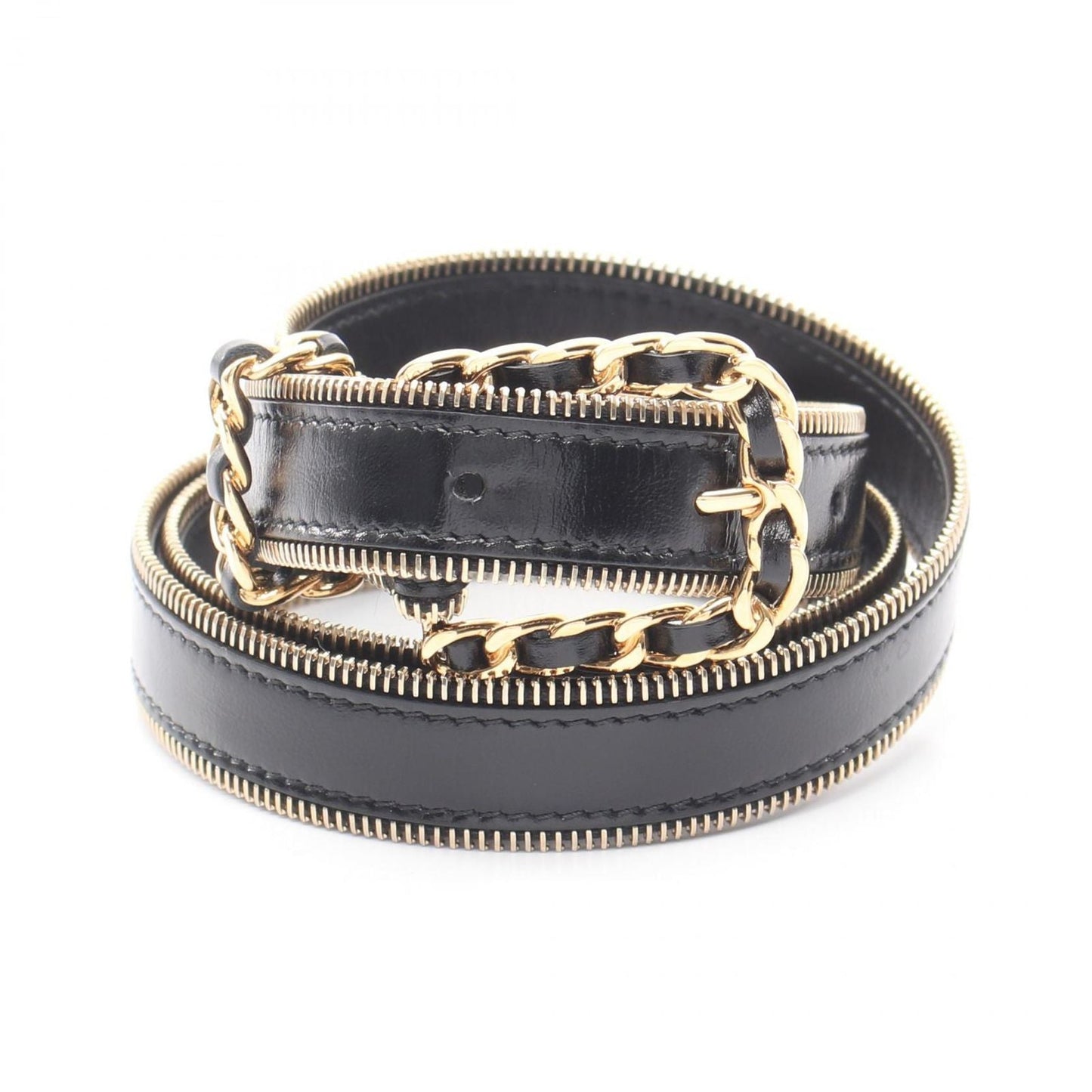 Chanel Belt CC Logo Leather