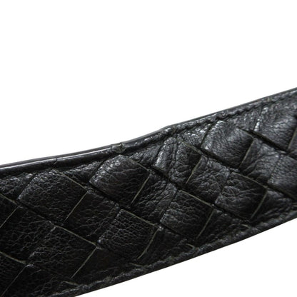 Bottega Veneta Leather Belt Buckle 90 Black