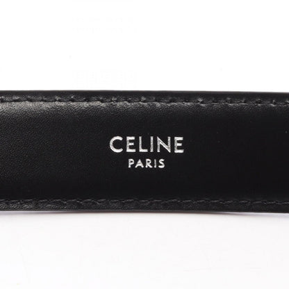 Celine Belt Triomphe 25 Silver Leather