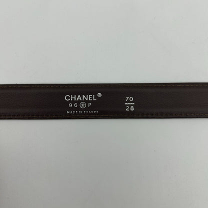 Chanel Belt Leather Black