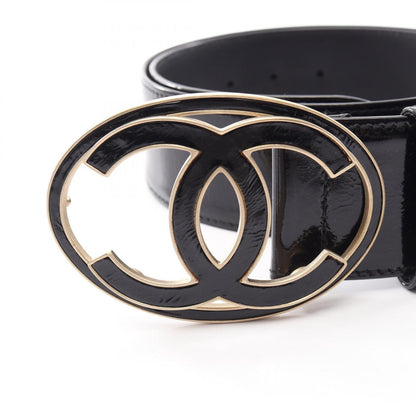 Chanel Belt CC Logo Patent Leather