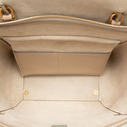 Celine Belt Bag Micro 2-Way Beige Leather