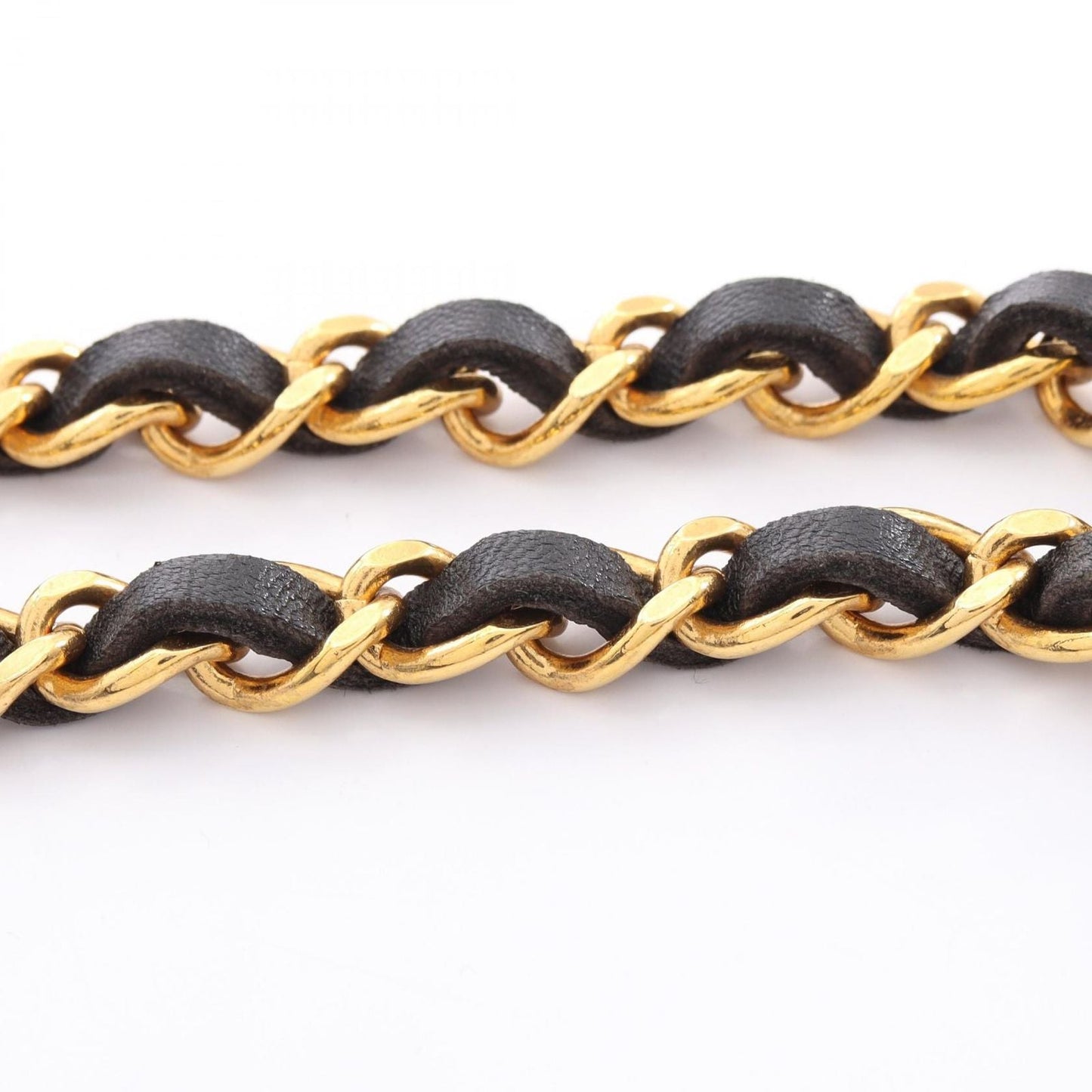 Chanel Belt CC Logo Chain Leather