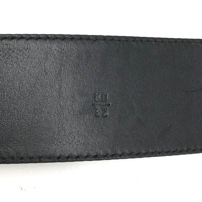 Prada Dragon Saffiano Leather Belt Animal Black Silver Bag Included