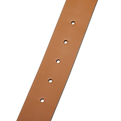 Gucci Interlocking Belt 85 34 GG Buckle Brown Leather