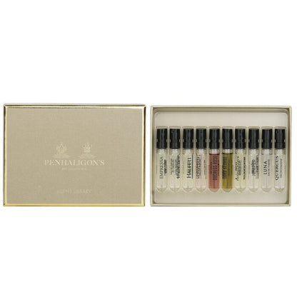 Penhaligon's Scent Library: Luna+Empressa+Endymion+Halfeti+The Favourite+Duchess Rose+Lord George+Blenheim Bouquet+Juniper Sling+Quercus 10x2ml/0.07oz