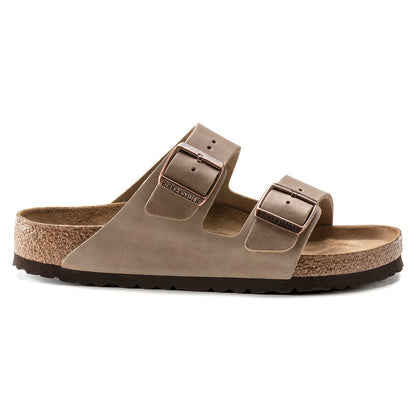 Unisex Arizona Soft Footbed Oiled Leather Tobacco Brown Regular/Wide
