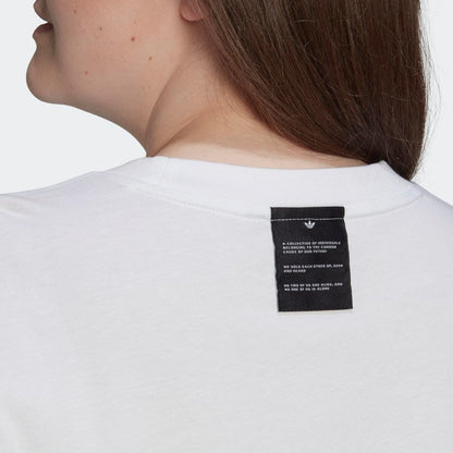 Women's adidas Long Sleeve Crop Tee (Plus Size)