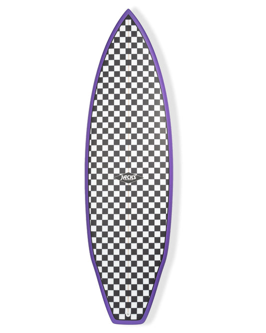 6'0 Spud - Black/White Checkerboard