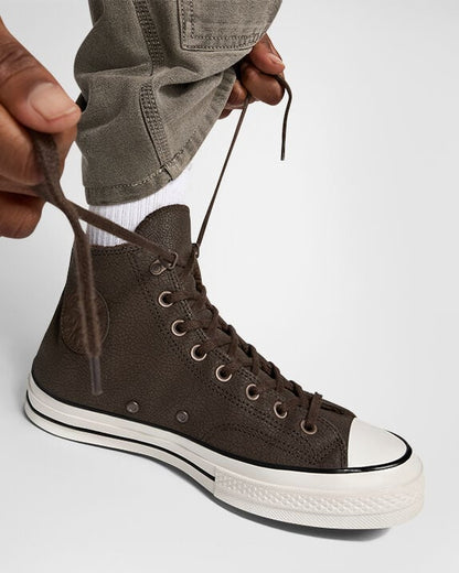 Chuck 70 Distressed Leather High Top