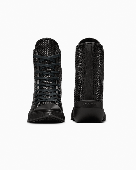 Chuck 70 De Luxe Pointed Platform Woven Leather