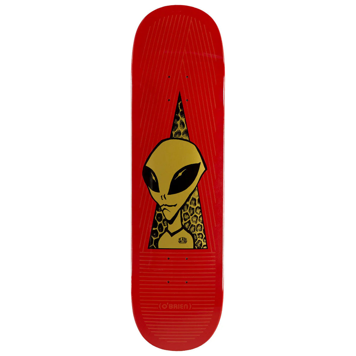 Alien Workshop Skateboard Deck Joey Obrien Visitor Gold 8.5" x 32.25"