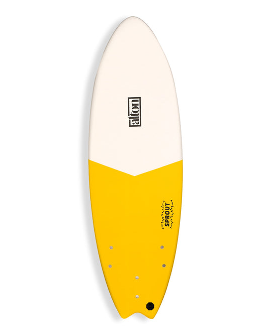 Sprout Softboard 5'4 - White/Yellow