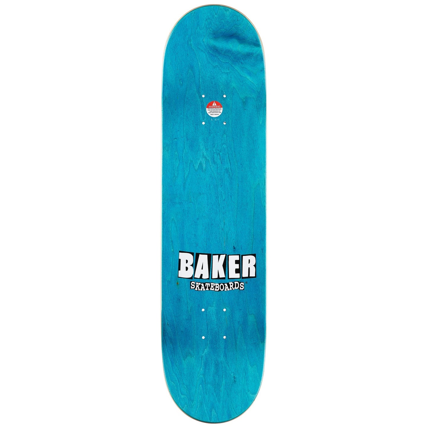 Baker Deck Brand Logo White 8.125"