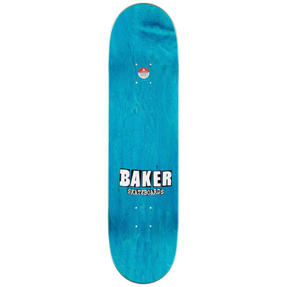 Baker Deck Brand Logo White 8.125"