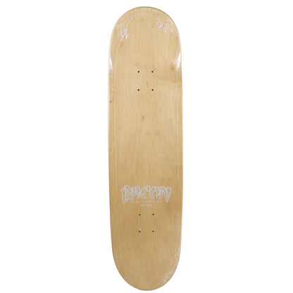 Bacon Skateboard Deck Logo Veneer Pink 8.5" x 32.5"