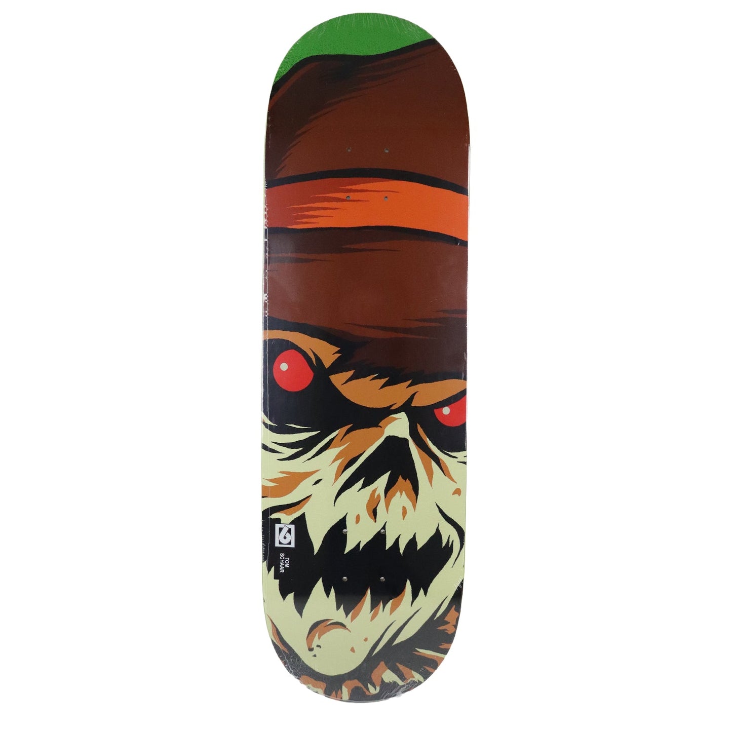 Birdhouse Skateboard Deck Tom Schaar Scarecrow Brown 9.0" x 32"