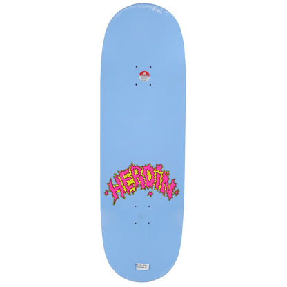 Heroin Skateboard Deck Craig Questions Scrap Metal 10" x 32.25"