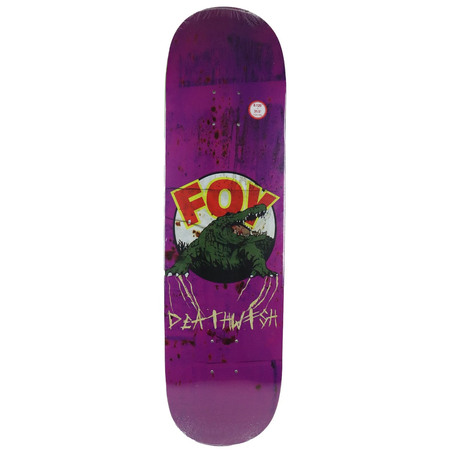 Deathwish Skateboard Deck Jamie Foy Spring Break Purple 8.125" x 31.5"