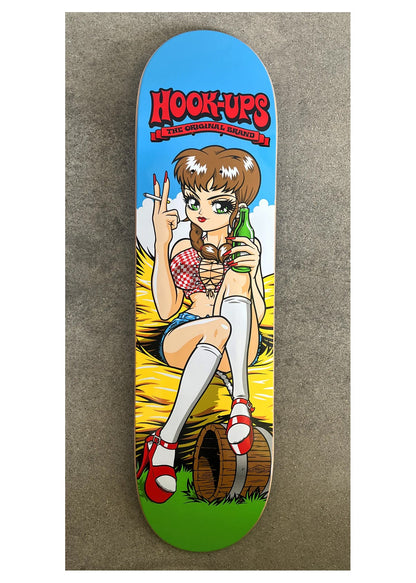 Hook Ups Skateboard Deck Mary Jane 8.25"