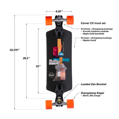 Loaded Fathom Drift Surfskate Complete