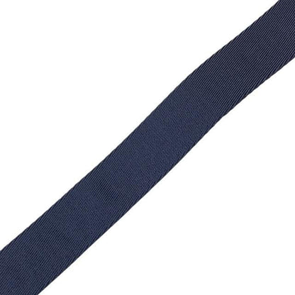 Dior Belt Logo Jacquard Small Item Canvas Leather Navy Silver Hardware