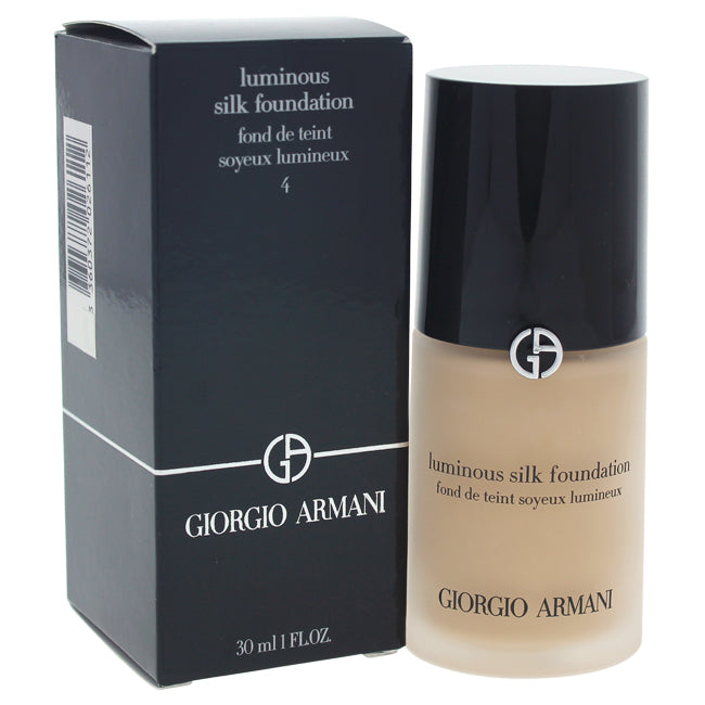 Luminous Silk Foundation -  4 Light-Golden by Giorgio Armani for Women - 1 oz Foundation